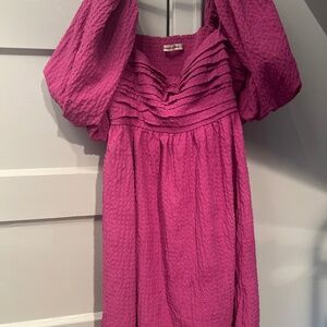 Abercrombie x Tia Booth Emerson Puff Sleeve Mini Dress